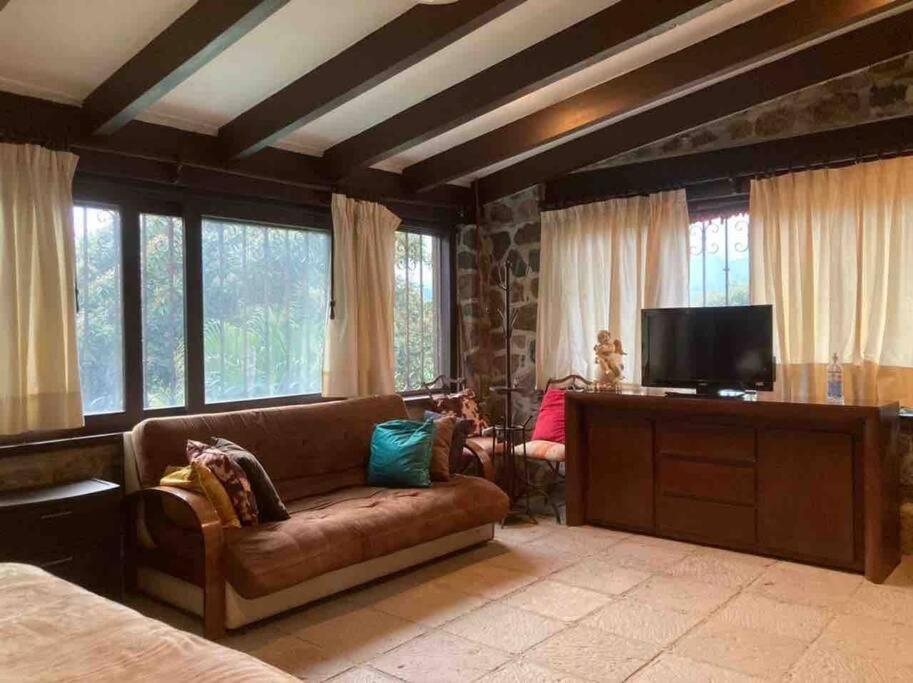 Agradable Casa Rural Con Piscina Privada Yautepec Buitenkant foto